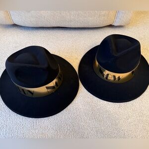 2 Happy New Year Fedora Hat Fancy Dress Up Halloween Costume Accessory Velvet